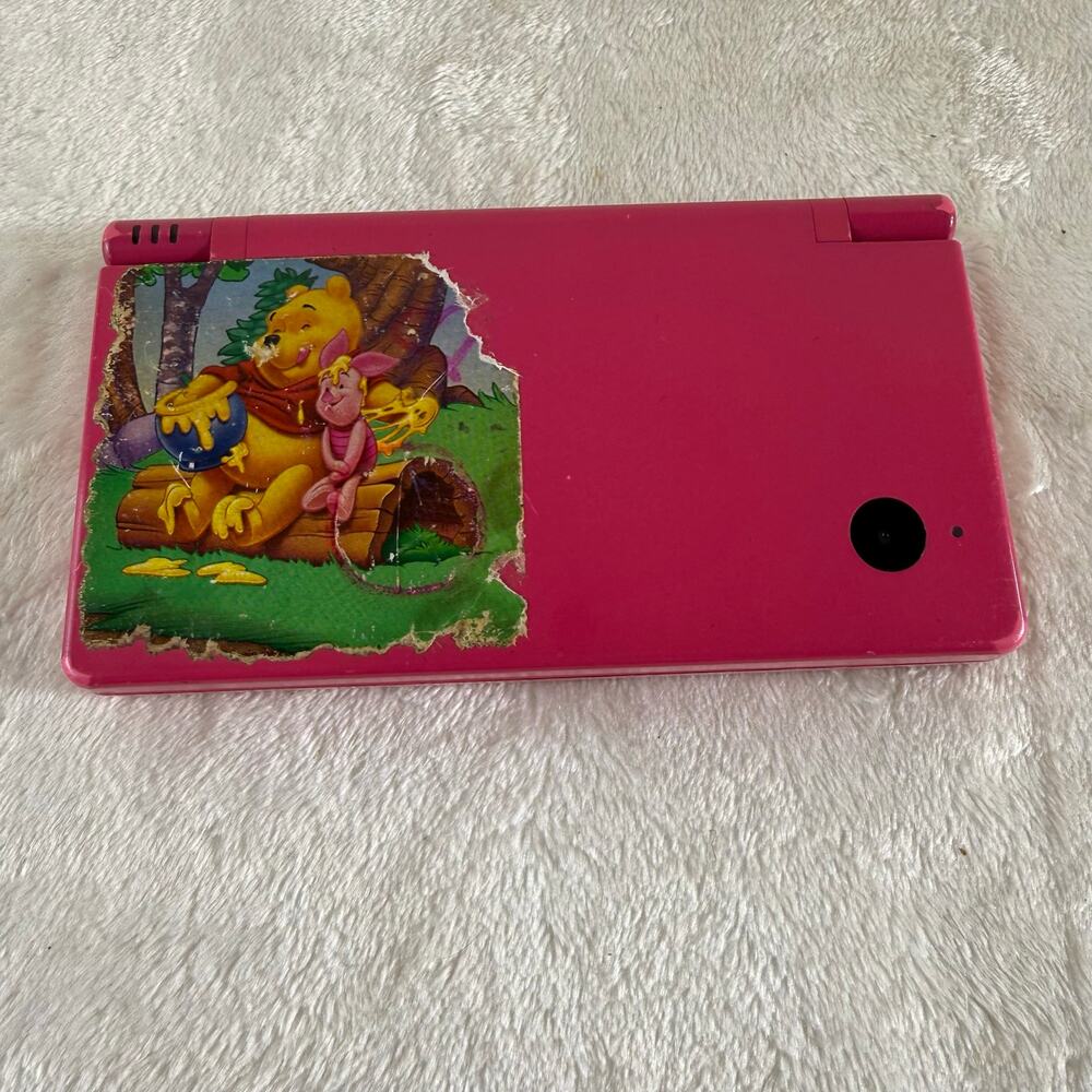 Nintendo DSi Console Pink Handheld TWL-001 Tested Works | NO CHARGER OR STYLUS